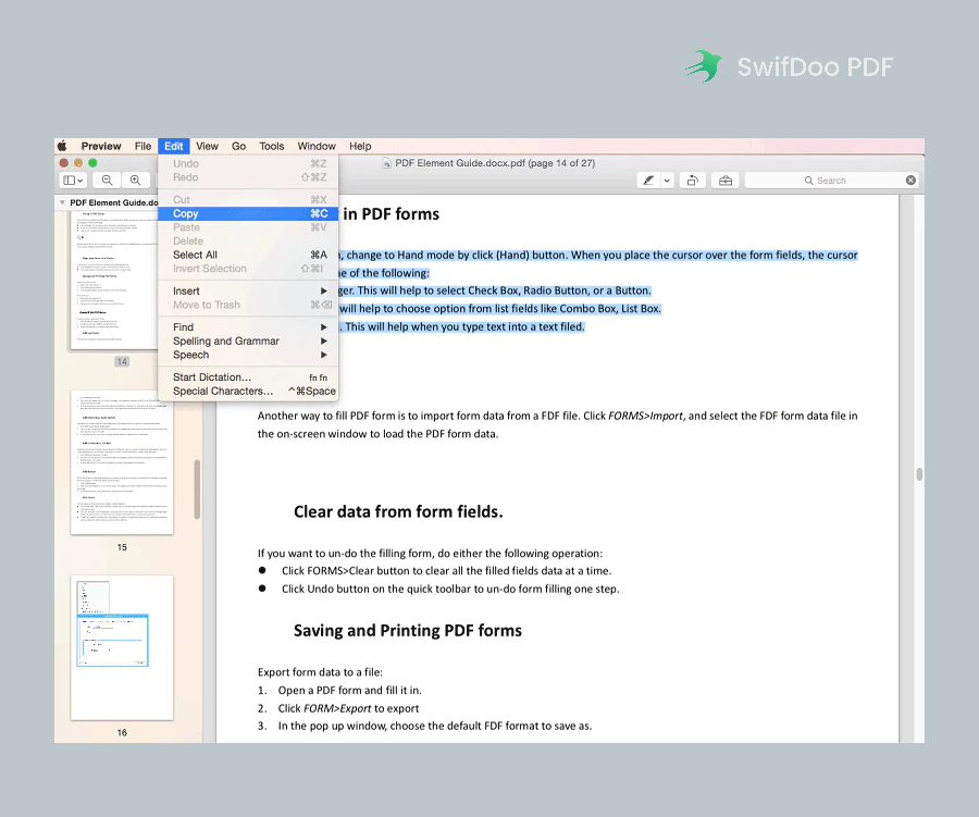 how to edit pdf on mac preview