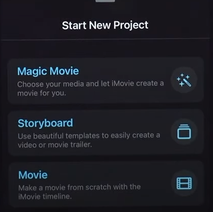 Edit videos on iPhone using iMovie 1