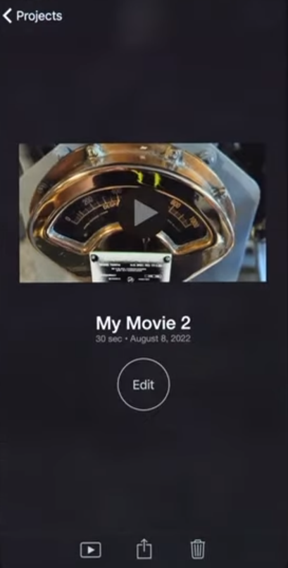 Edit videos on iPhone using iMovie 5