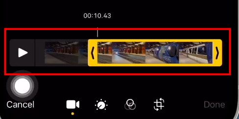 Edit videos on iPhone with Photos 3