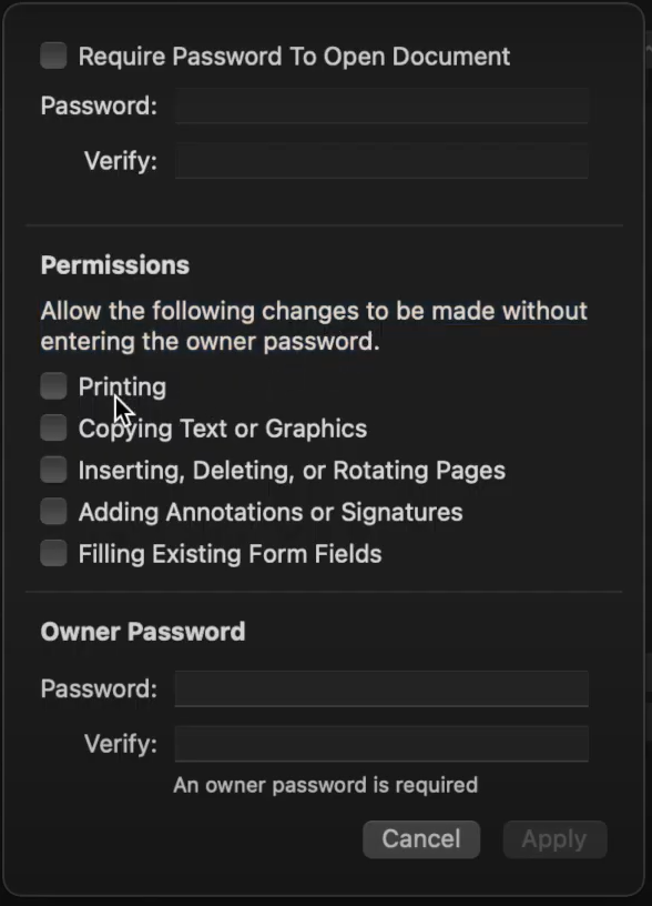 How to Encrypt a PDF for Free with Preview 2