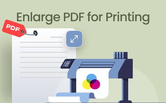 How to Enlarge PDF for Printing | 3 Easy Methods