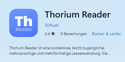 EPUB Reader Windows - Thorium Reader