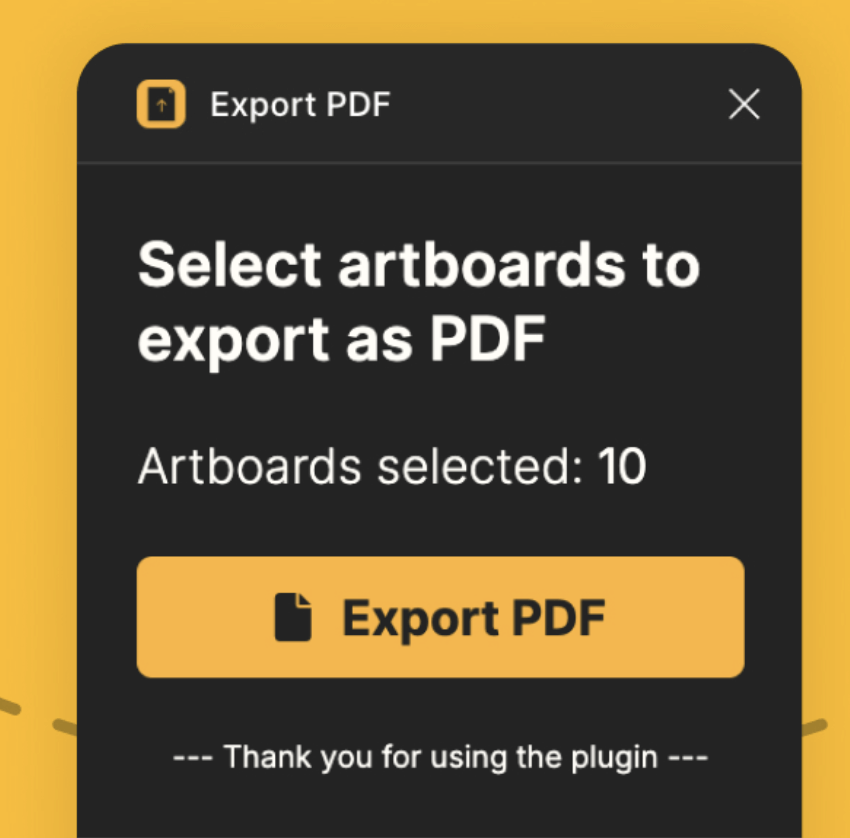 Export Figma to PDF with a Plugin