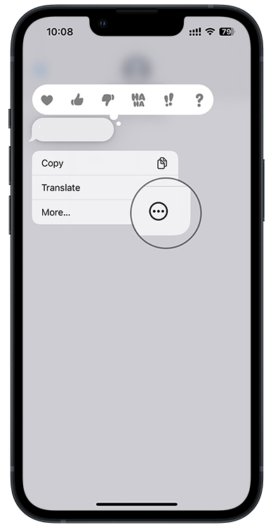 Export text messages from iPhone to PDF - step 2