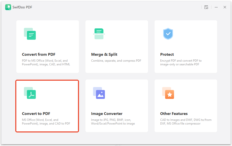 SwifDoo PDF converter