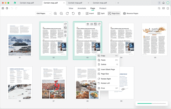 Extract Pages from PDF on Mac with SwifDoo PDF 1