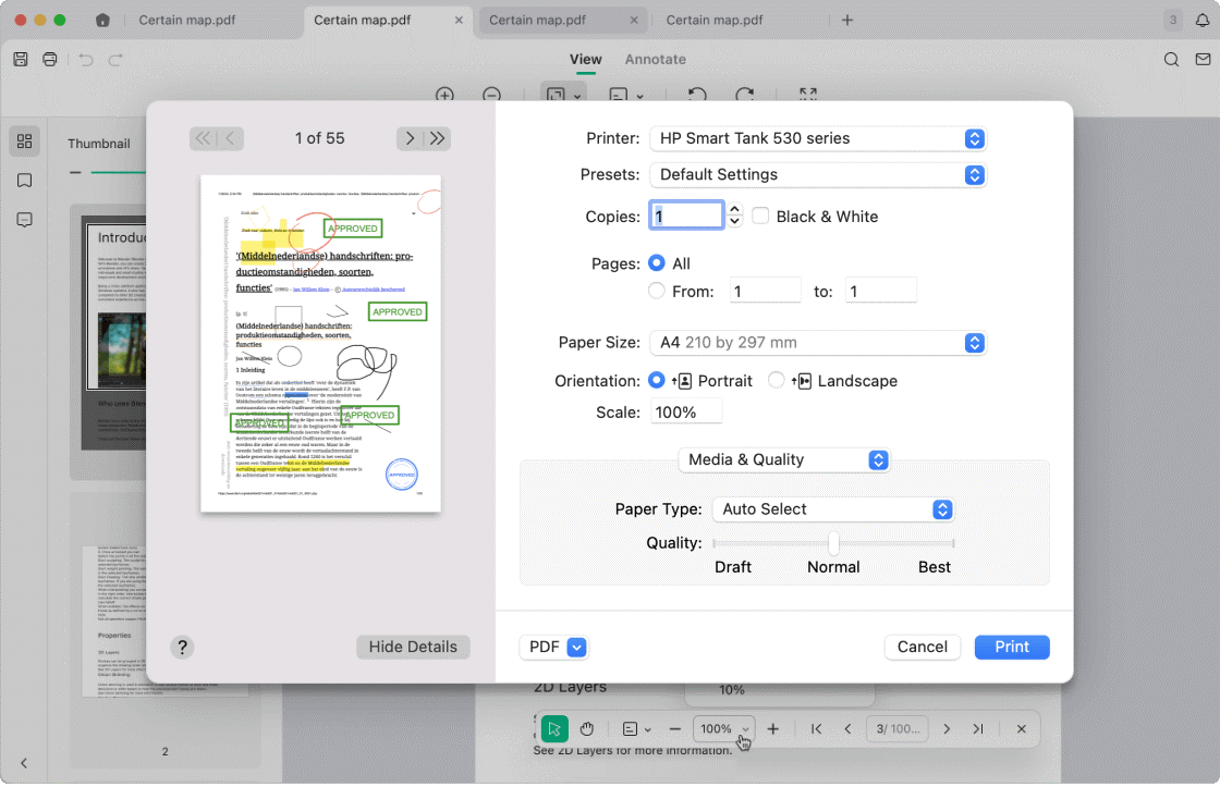 Extract Pages from PDF on Mac with SwifDoo PDF 2