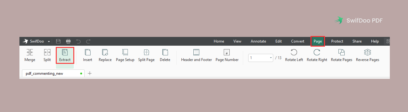 how to save certain pages of a pdf