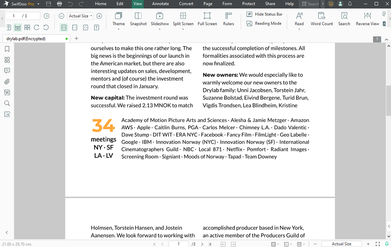 View fanfiction in SwifDoo PDF