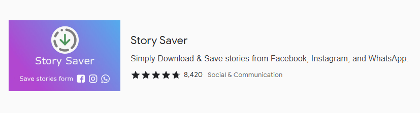 FB Story Saver - Story Saver