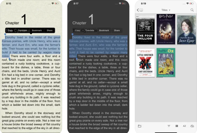 FBReader EPUB Reader for iPhone