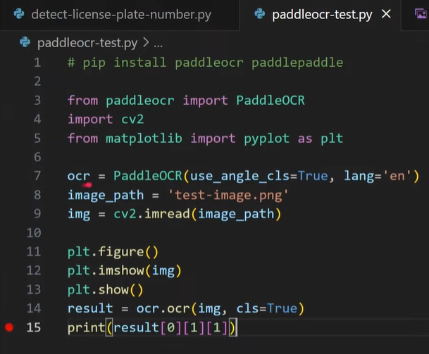 PaddleOCR Financial data extraction OCR tool 