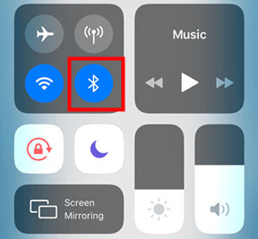 fix no sound on iPhone way 4 by disabling bluetooth