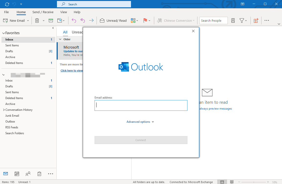 Reset Your Outlook Account