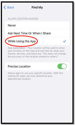 Fix share my location not working issue 3