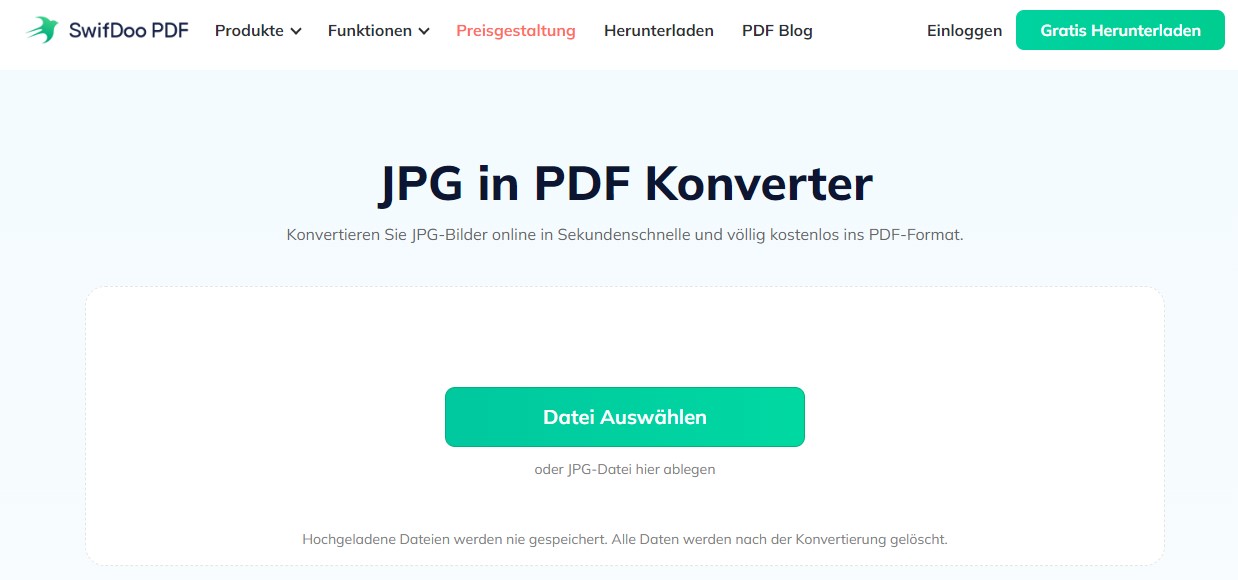 FlipBook zu PDF online SwifDoo PDF