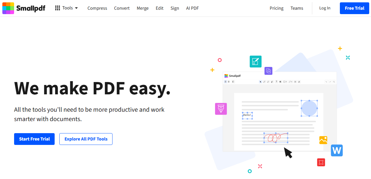 Smallpdf editor