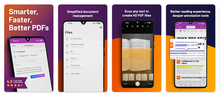 Foxit PDF Reader best PDF reader for Android