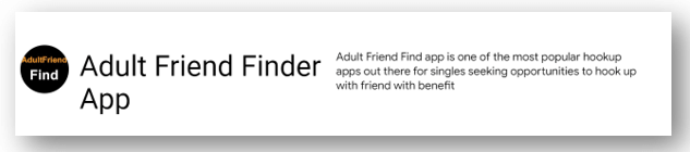 Free dating app alternative to Tinder - Adult Friend Finder