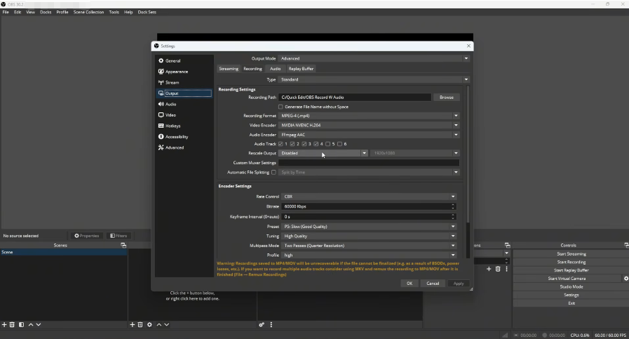 free screen recorder no watermark #2. OBS Studio