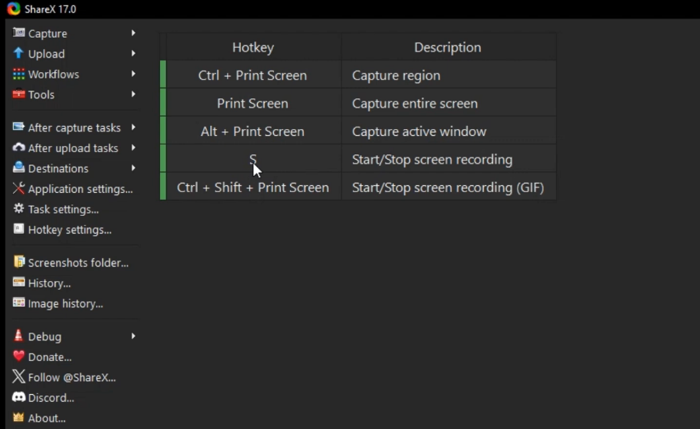 free screen recorder no watermark #3. ShareX