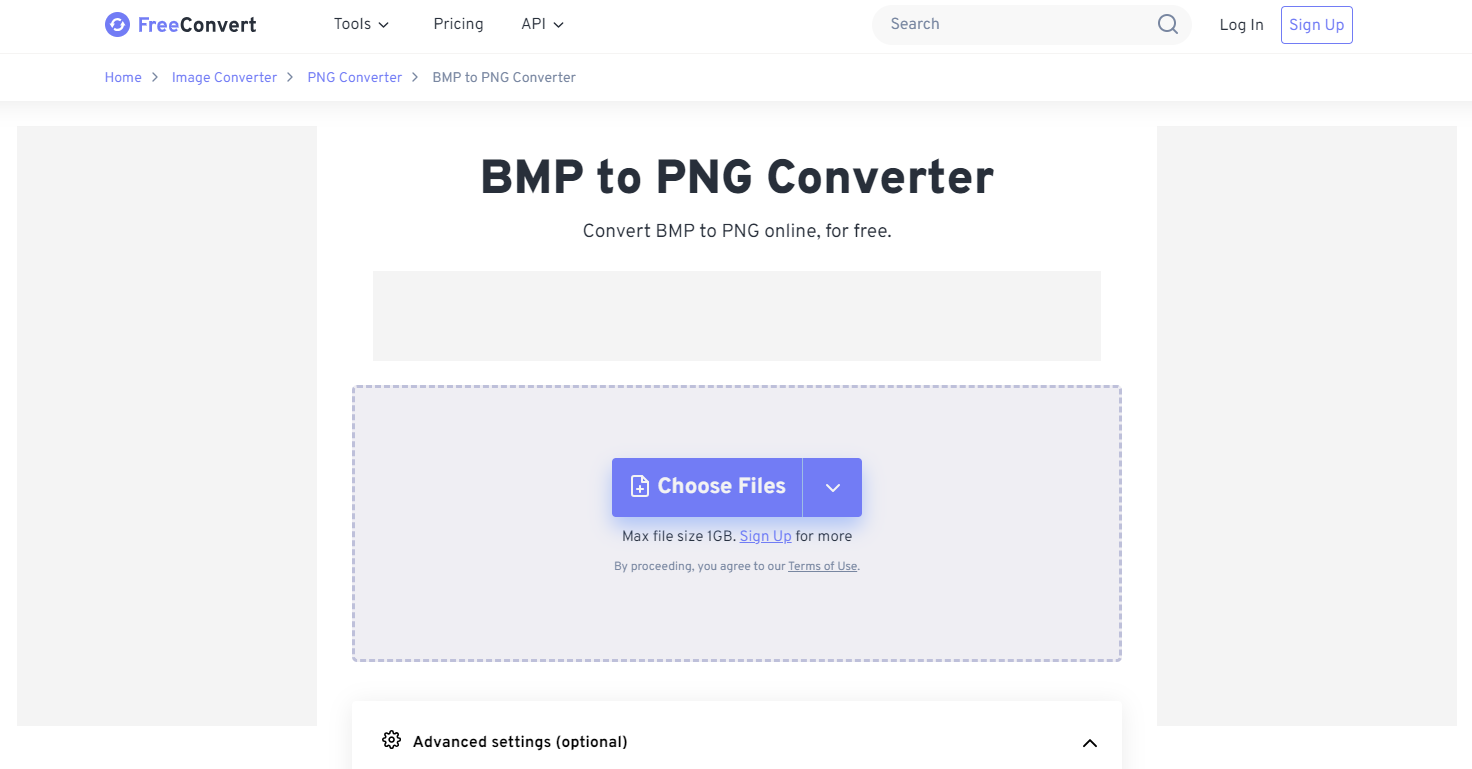 FreeConvert Online BMP to PNG Converter