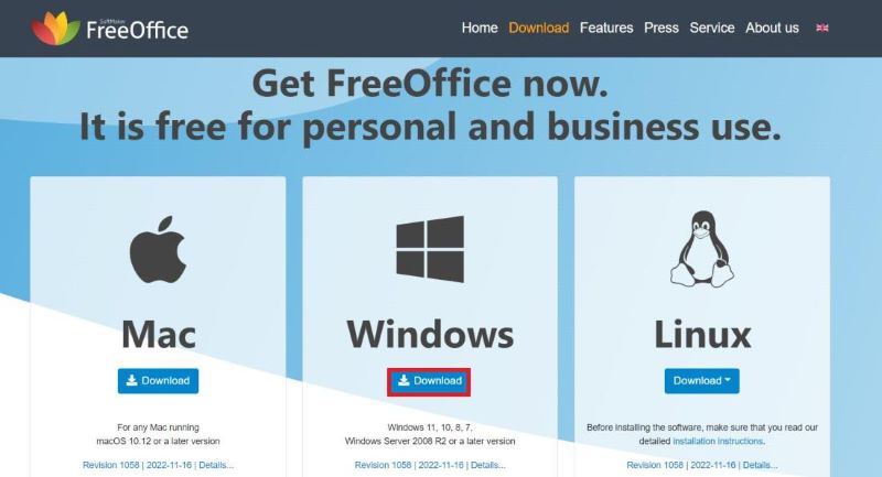 Download FreeOffice