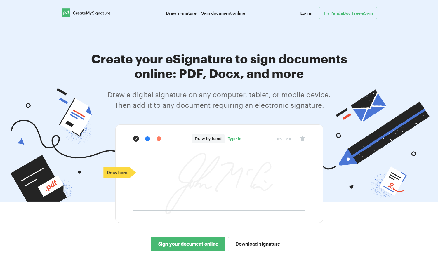 Generate Free Electronic Signature Online