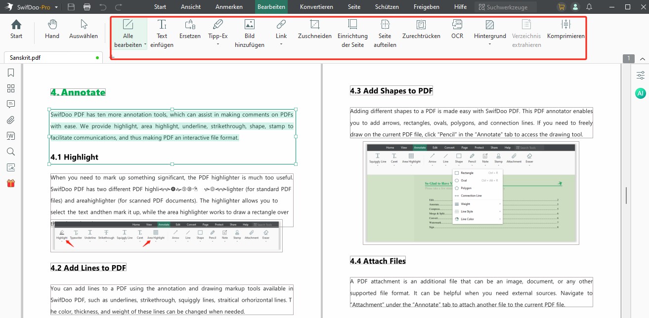 Der beste PDF-Reader und -Editor SwifDoo PDF