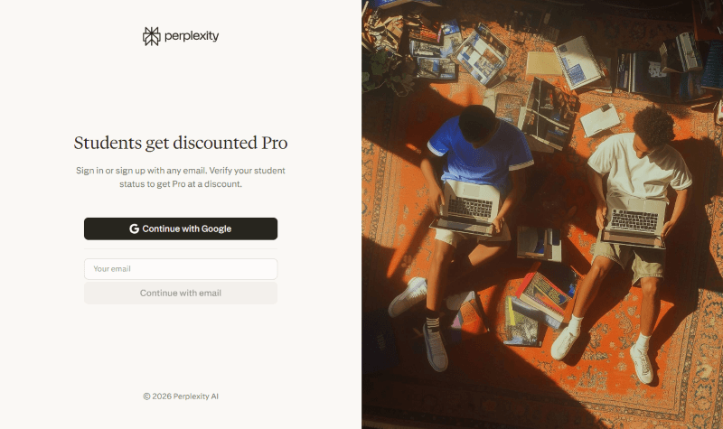 Get Perplexity Pro for Free for Students