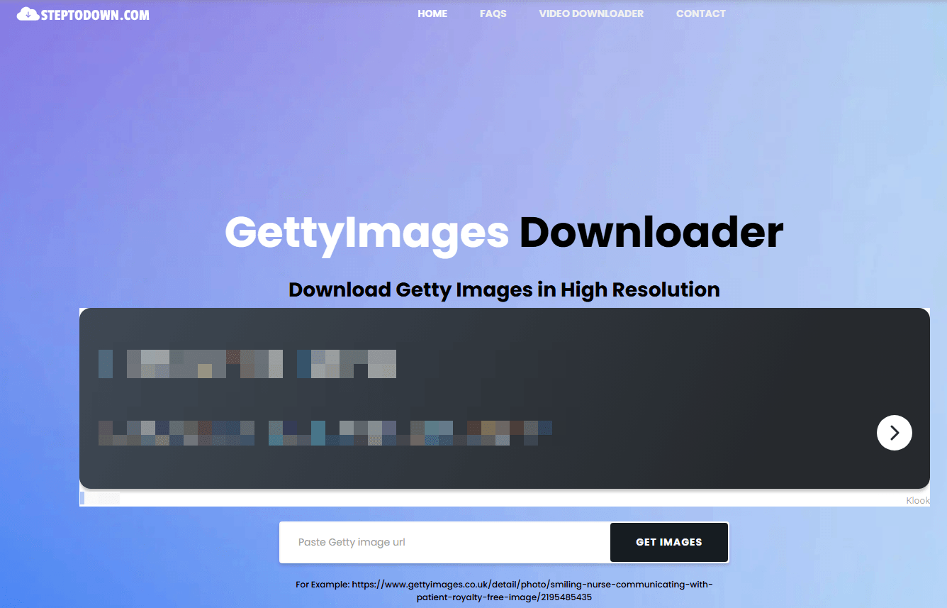 StepToDown Getty Images Downloader