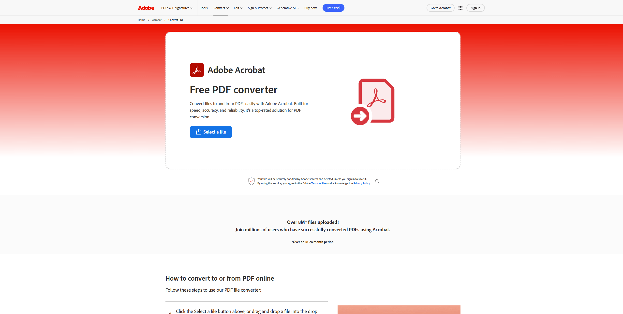 official online Adobe converter