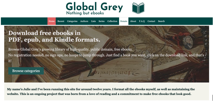 Global Grey Books Novel PDF download site