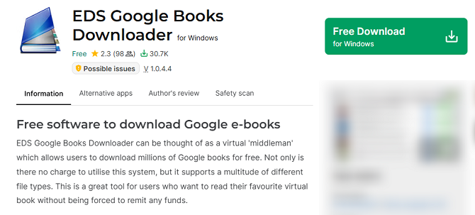EDS Google Books Downloader