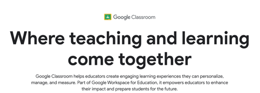Google Classroom online teaching tool