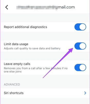 Limit Data Usage