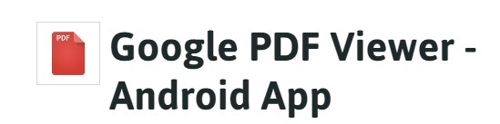 Google PDF Viewer