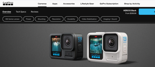 GoPro Hero13 Black best vlogging camera