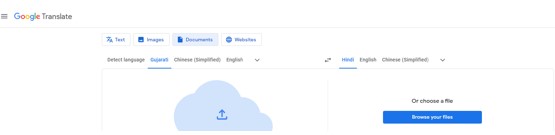 Translate a PDF to Hindi with Google Translate