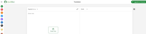 Translate Gujarati to Hindi in PDF Using QuillBot AI