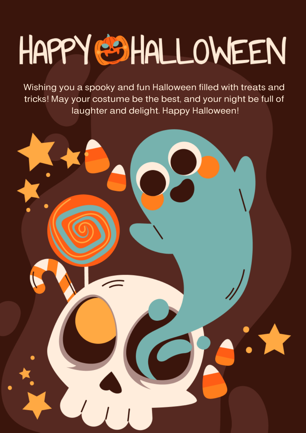 Best Halloween Sayings Card Template 2