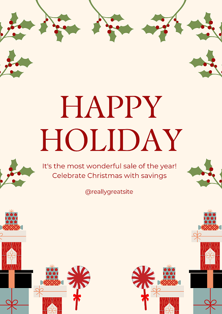 happy holiday wishes card 5
