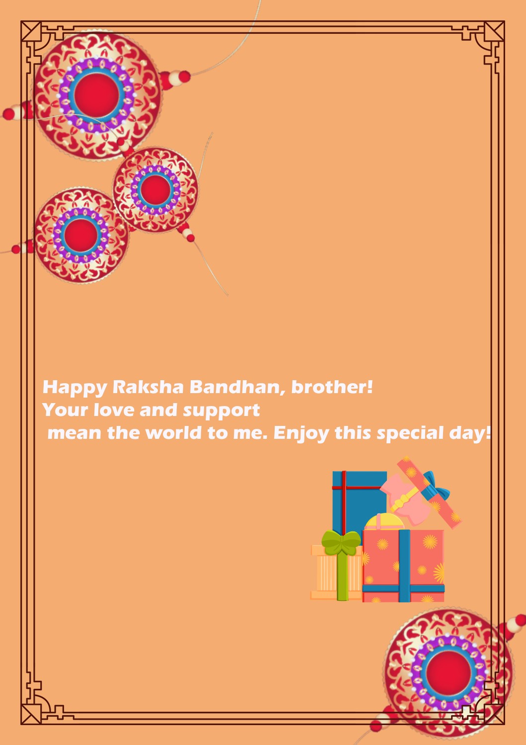 10 Happy Raksha Bandhan Wishes for Brother