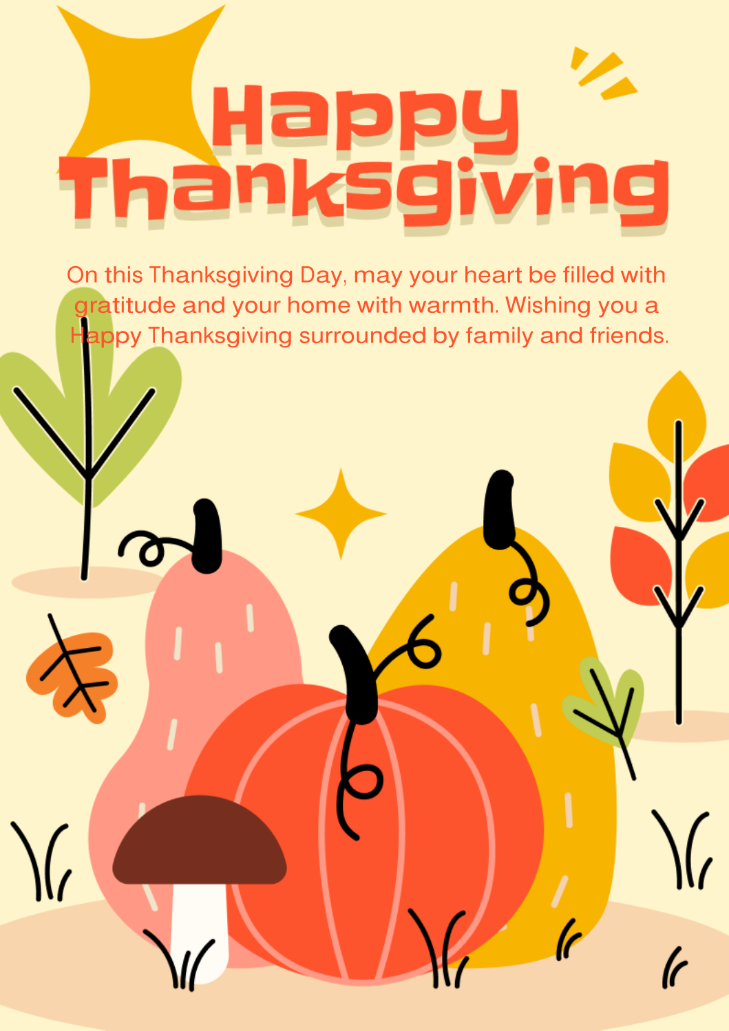 Free Thanksgiving PDF Card 01