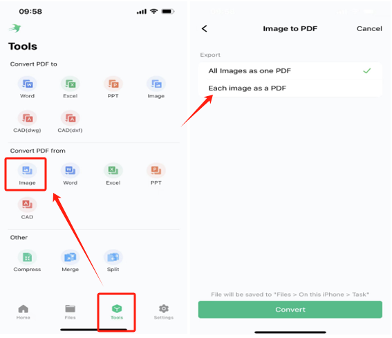 Convert HEIC to PDF with iLovePDF alternative 5