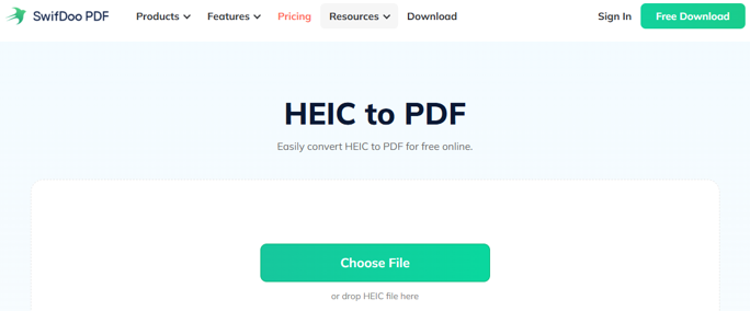 Convert HEIC to PDF with iLovePDF alternative 6