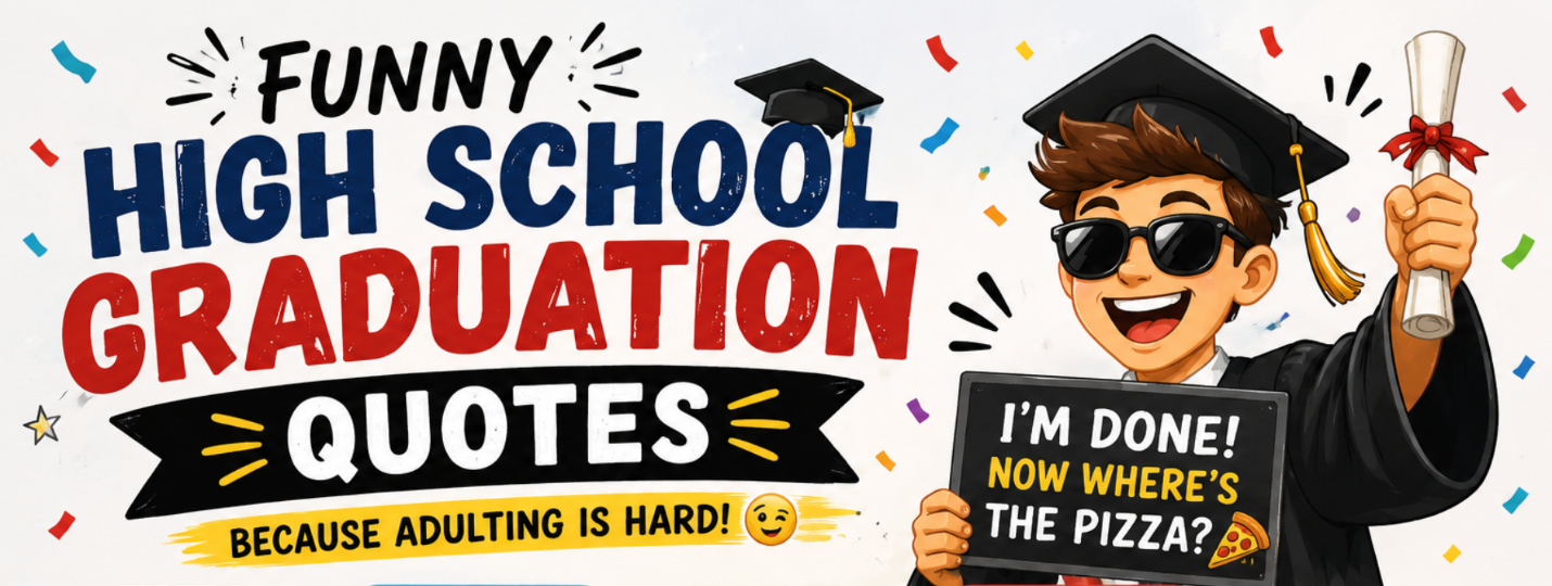 Funny high school graduation quotes