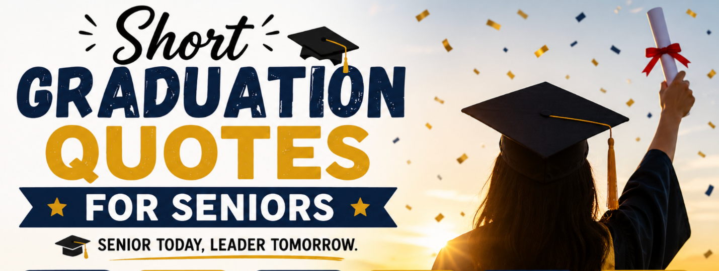 Short graduation quotes for seniors