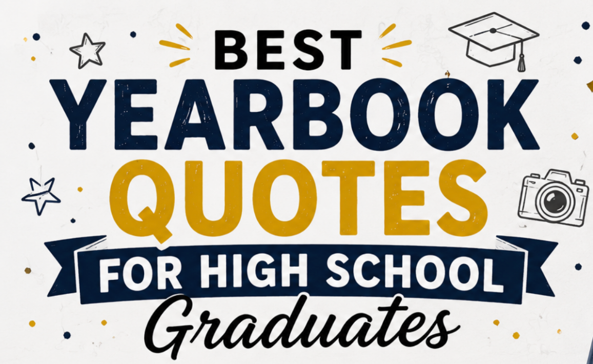 Best yearbook quotes for high school graduate